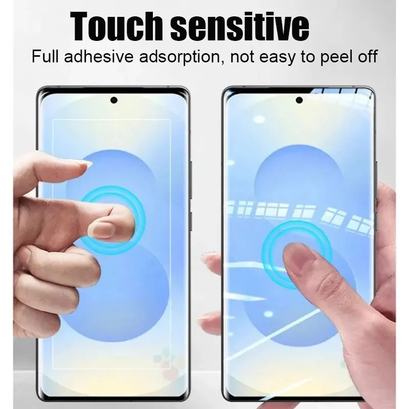3Pcs Full Cover Tempered Glass For Samsung Galaxy S25 Edge S24 Ultra S23 S22 Plus S21FE S23Fe S24Fe Screen Protector Film Glass