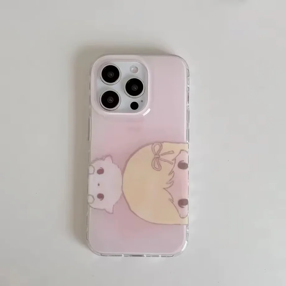 Korean Ins Girl Phone Case for Samsung Galaxy A37 A57 A17 A07 A56 A36 A26 A73 A55 A54 A53 A52 A34 A33 A23 A14 A13 4G 5G