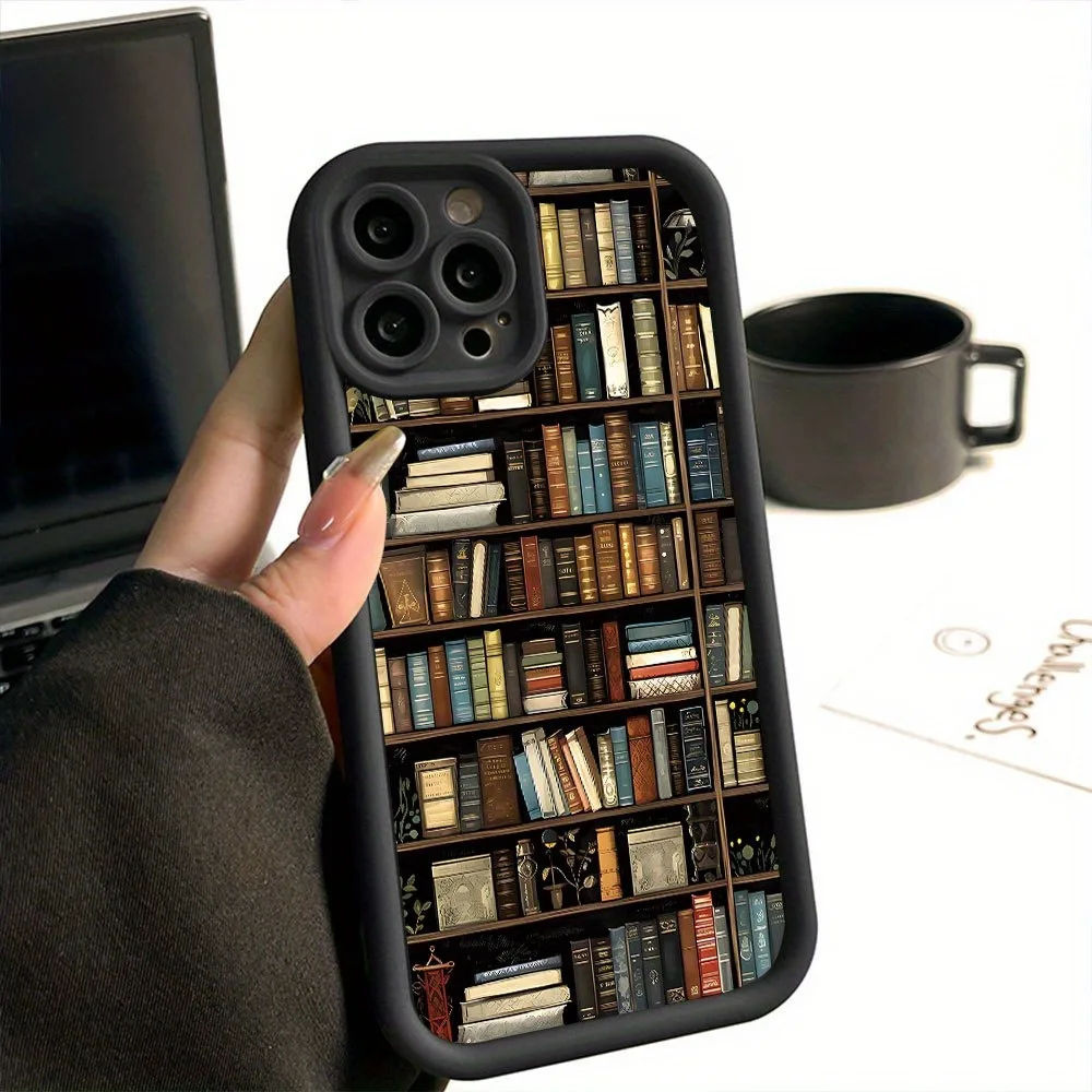 Book Shelf Creative Pattern Phone Case For Samsung Galaxy S26 A56 A36 A26 A55 A35 A54 5G S25 S24 S23 Ultra S22 Plus S21 FE Cover
