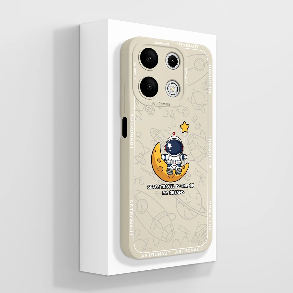 Cover For Xiaomi Redmi Note 13 Pro 4G Cases Coque Cartoon Pattern Cat Liquid Soft Silicone Luxury Bumper For Redmi Note13 Fundas