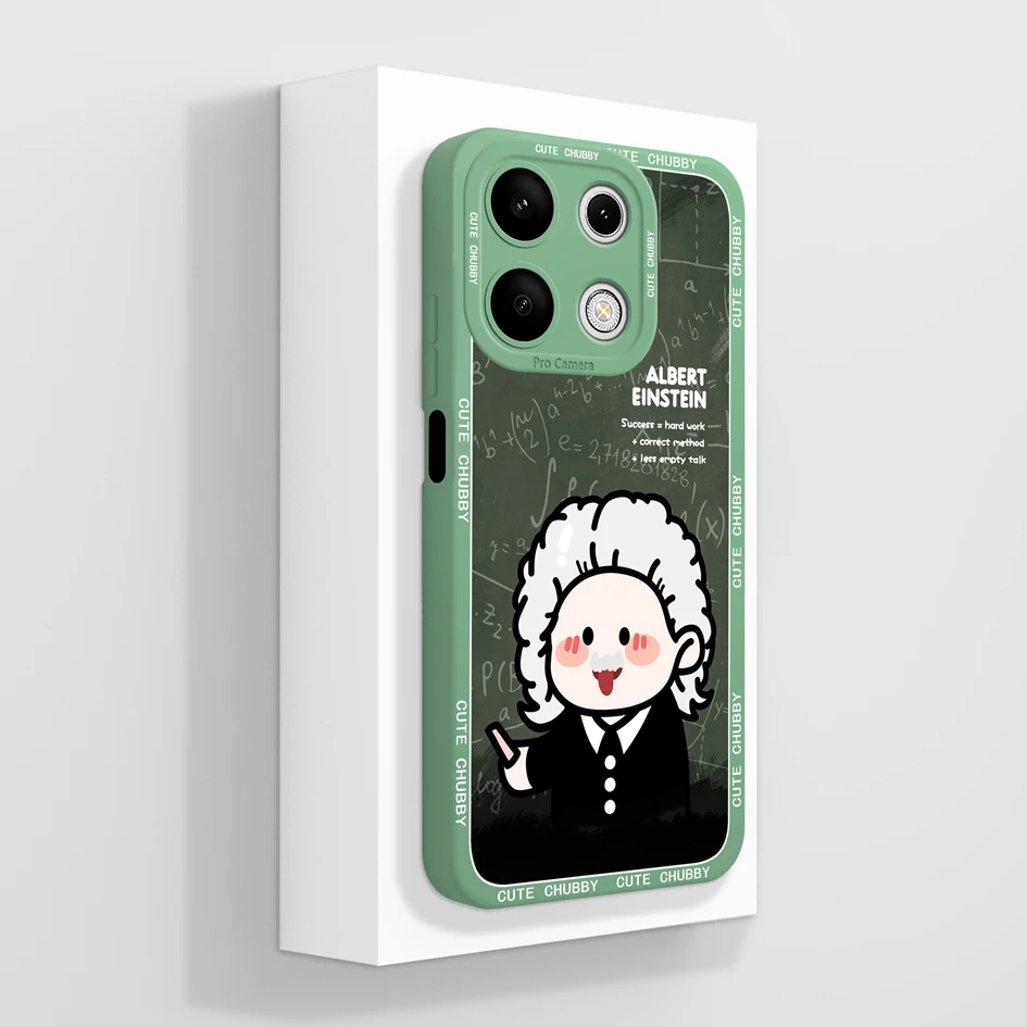 Cover For Xiaomi Redmi Note 13 Pro 4G Cases Coque Cartoon Pattern Cat Liquid Soft Silicone Luxury Bumper For Redmi Note13 Fundas