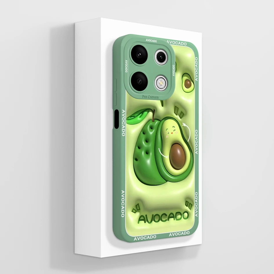 Cover For Xiaomi Redmi Note 13 Pro 4G Cases Coque Cartoon Pattern Cat Liquid Soft Silicone Luxury Bumper For Redmi Note13 Fundas