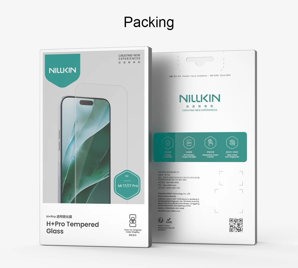 Nillkin For Xiaomi 17/18 Pro Max Mi 17 Ultra Mi 17 Max H+PRO high-definition half screen tempered film protective film
