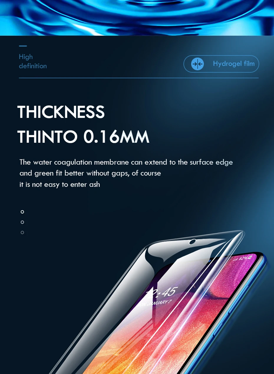 For Unihertz Jelly 2 Star Jelly2 2E JellyStar Hydraulic Hydrogel Film Protective Screen Protector Cover (NOT Tempered Glass )