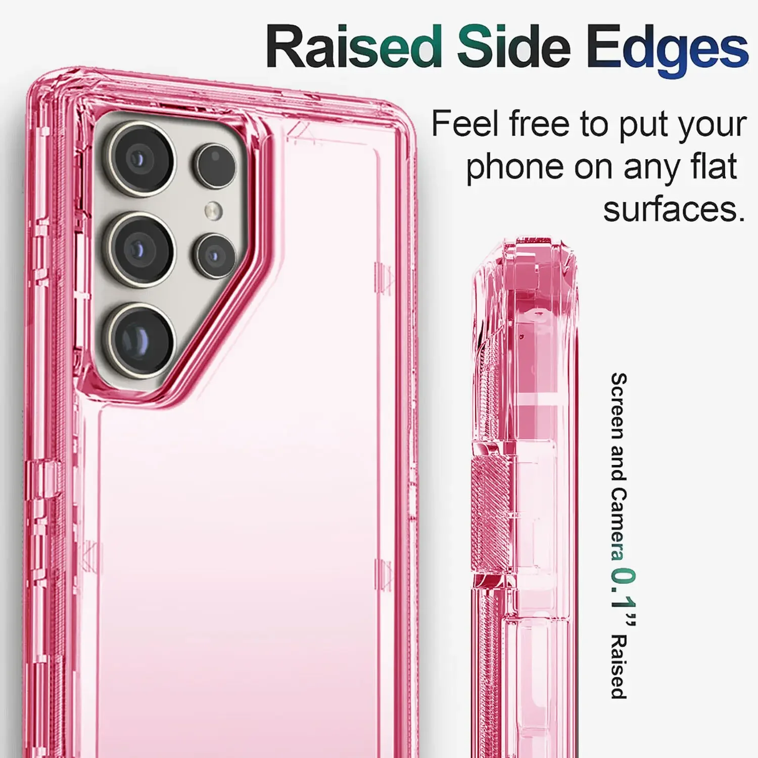 Heavy Duty Transparent Bumper Shockproof Otterbox Case for Samsung Galaxy S25 Ultra S23 S20 S22 S21 S24 Note 20 Protec Cover
