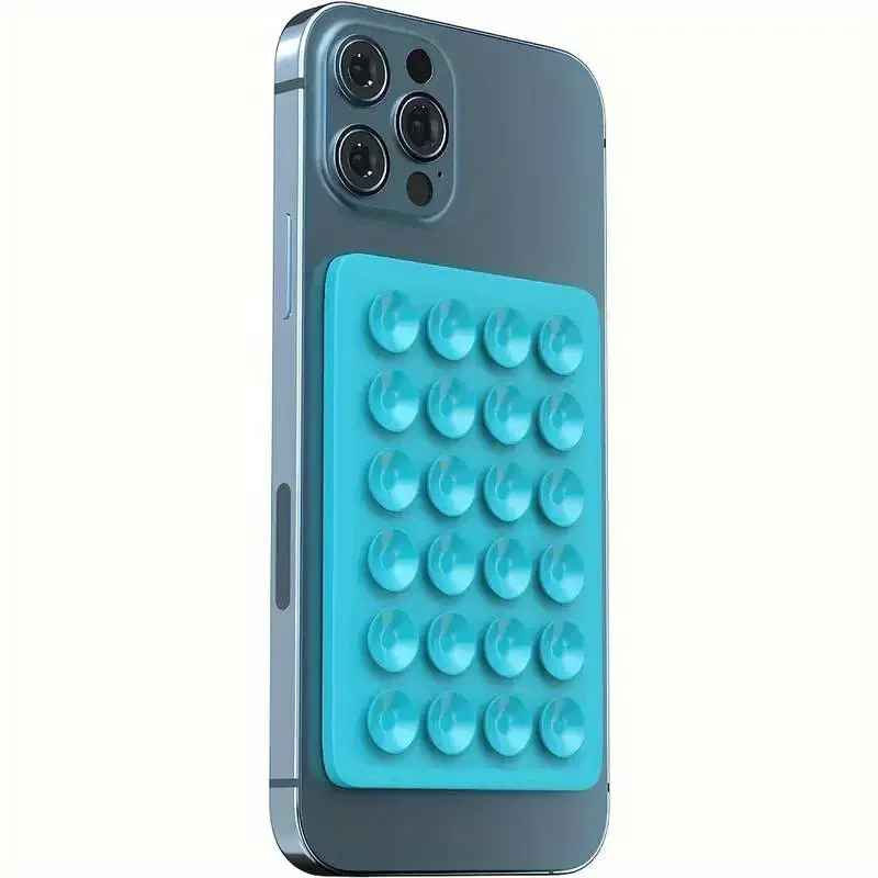 Double Sided Silicone Suction Cup Phone Holder Silicon Phone Accessory Compatible with Iphone /Android, Ideal for Use on Mirrors