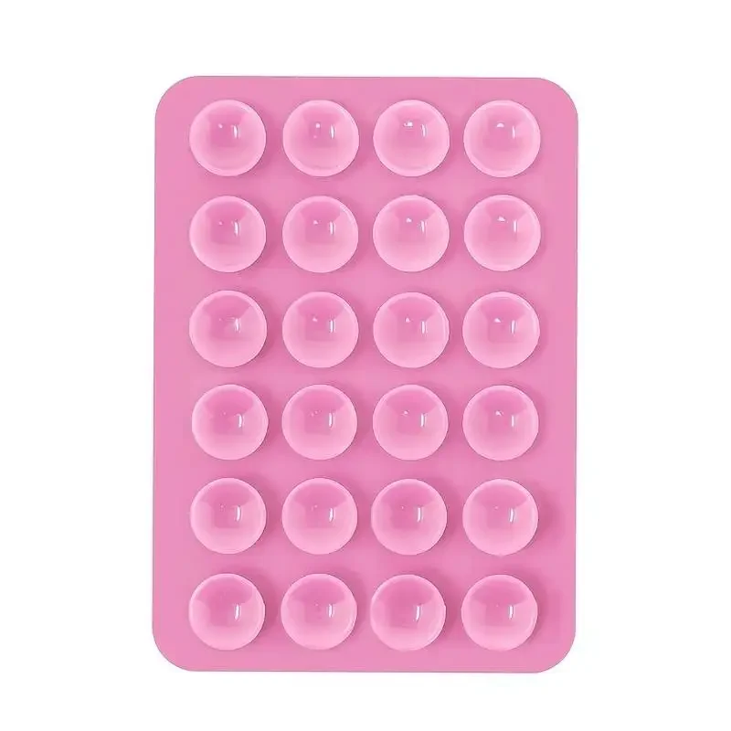 Double Sided Silicone Suction Cup Phone Holder Silicon Phone Accessory Compatible with Iphone /Android, Ideal for Use on Mirrors