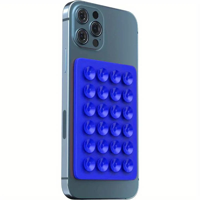 Double Sided Silicone Suction Cup Phone Holder Silicon Phone Accessory Compatible with Iphone /Android, Ideal for Use on Mirrors
