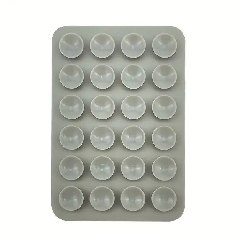 Double Sided Silicone Suction Cup Phone Holder Silicon Phone Accessory Compatible with Iphone /Android, Ideal for Use on Mirrors