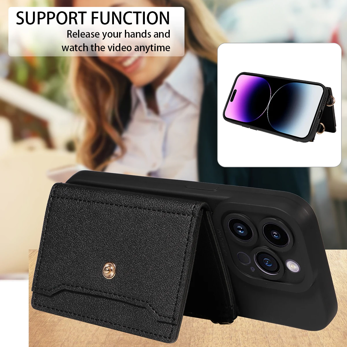 Faux Leather Phone Case for Samsung Galaxy S25Ultra S24 S23 S22 S21 S20 S10 S9 S8 PLUS FE Wallet Card Slot Anti-drop Phone cover