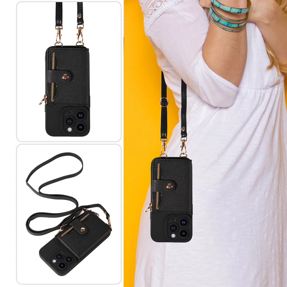 Faux Leather Phone Case for Samsung Galaxy S25Ultra S24 S23 S22 S21 S20 S10 S9 S8 PLUS FE Wallet Card Slot Anti-drop Phone cover