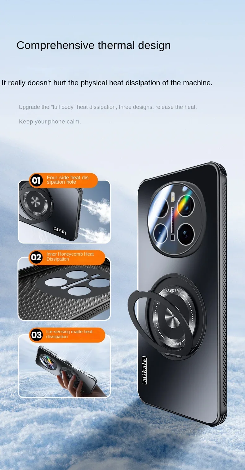 Magnetic for Magsafe Wireless Charging Case for Huawei Honor Magic 7 Pro Magic7lite Shockproof Ring Holder Cover for Magic7 6pro