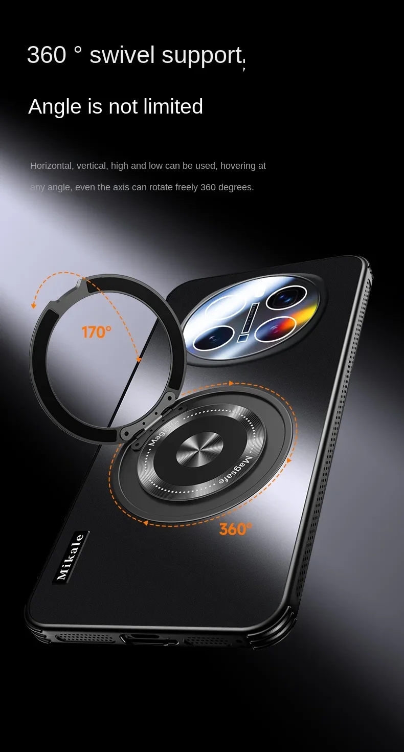 Magnetic for Magsafe Wireless Charging Case for Huawei Honor Magic 7 Pro Magic7lite Shockproof Ring Holder Cover for Magic7 6pro