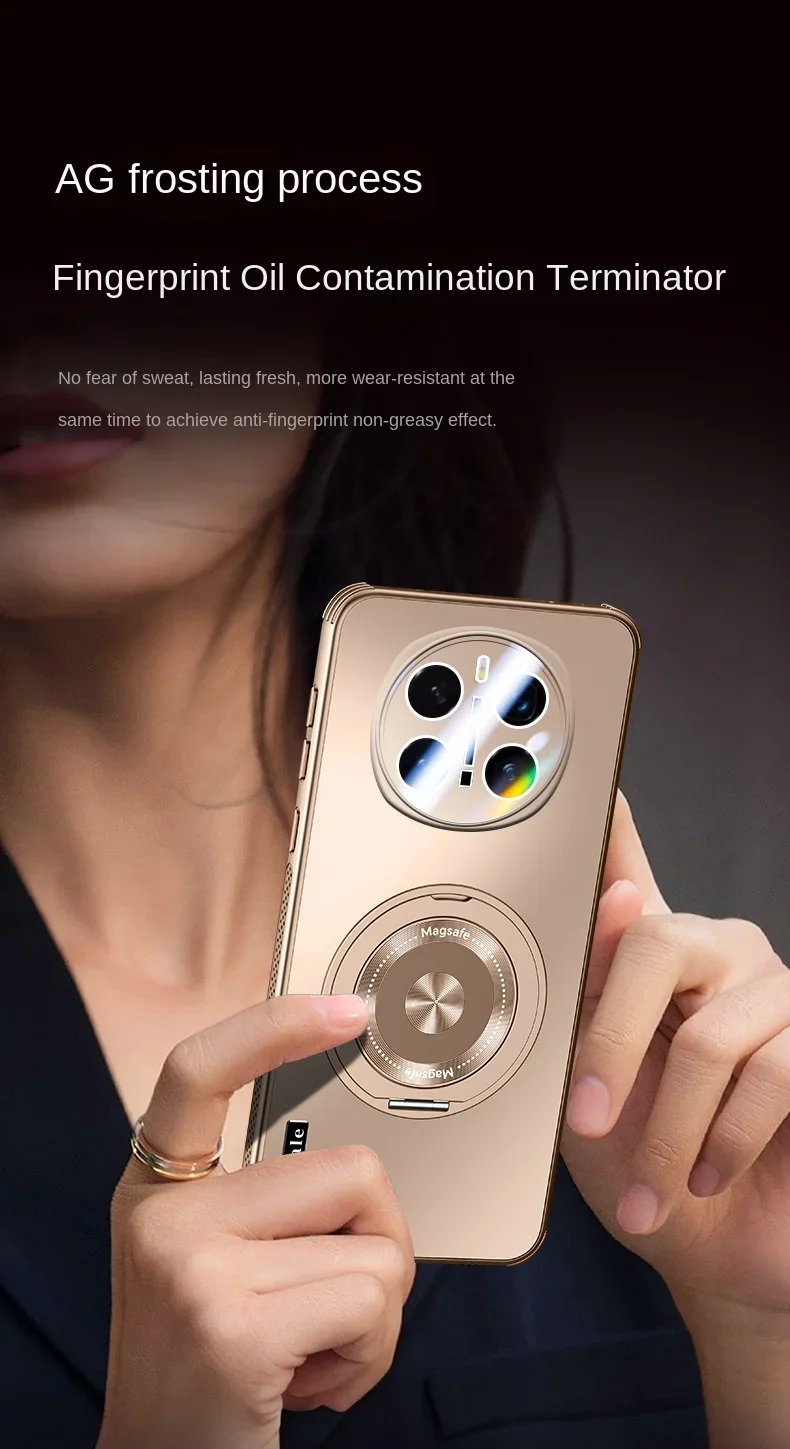 Magnetic for Magsafe Wireless Charging Case for Huawei Honor Magic 7 Pro Magic7lite Shockproof Ring Holder Cover for Magic7 6pro