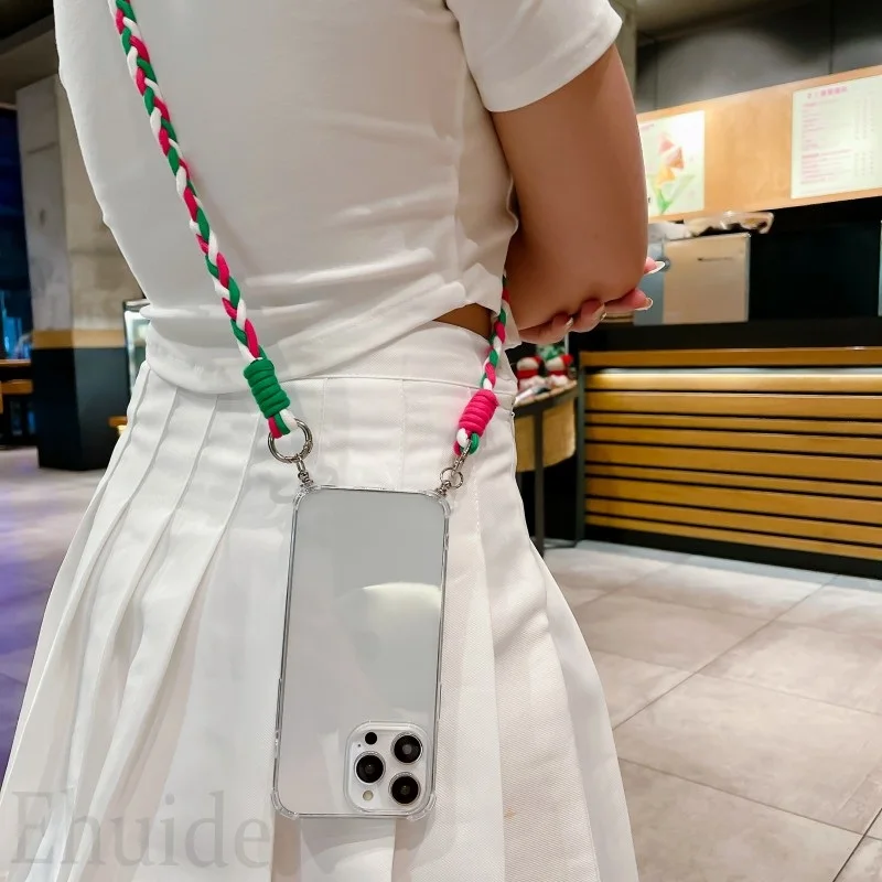 Lanyard Case for Google Pixel 11 9 8 Pro 8A 9A 10 XL Google9 Pixel8 Pixel7 Crossbody Strap Braid Neck Armor Clear TPU Soft Cover