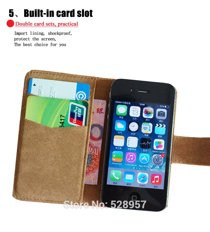 Logicom AERO Case 6.5" 6 Colors Flip Ultra-thin Fashion Dedicated Retro Soft Leather Exclusive Phone Crazy Horse Cover