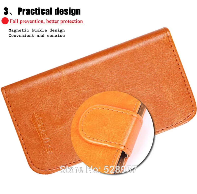 Logicom AERO Case 6.5" 6 Colors Flip Ultra-thin Fashion Dedicated Retro Soft Leather Exclusive Phone Crazy Horse Cover
