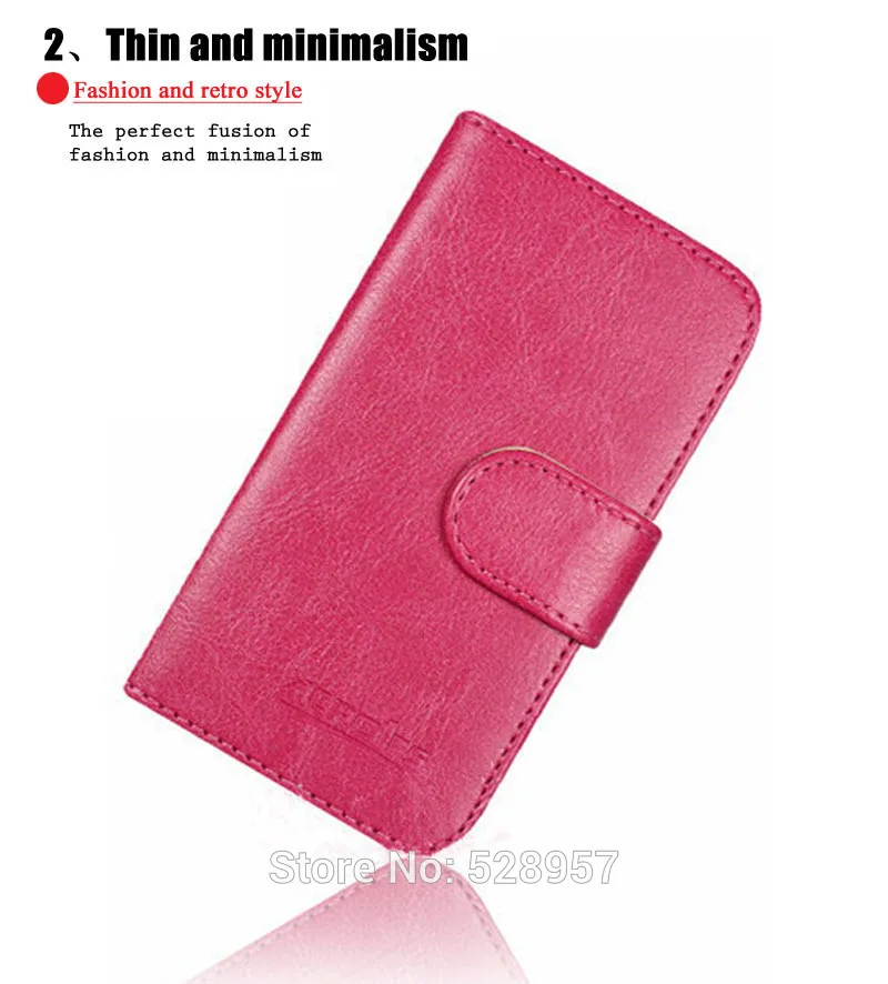 Logicom AERO Case 6.5" 6 Colors Flip Ultra-thin Fashion Dedicated Retro Soft Leather Exclusive Phone Crazy Horse Cover
