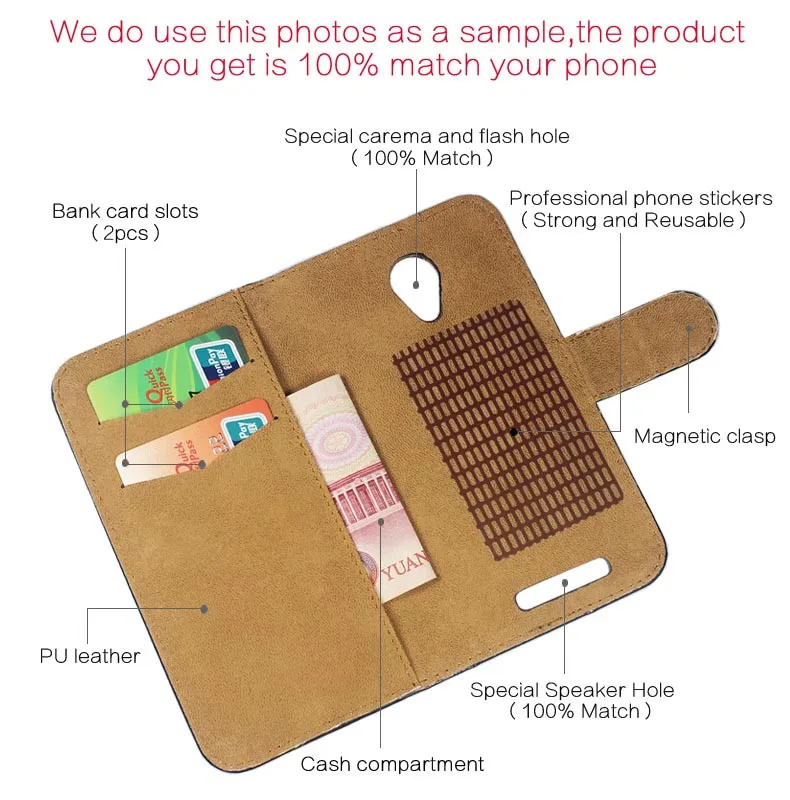 Logicom AERO Case 6.5" 6 Colors Flip Ultra-thin Fashion Dedicated Retro Soft Leather Exclusive Phone Crazy Horse Cover