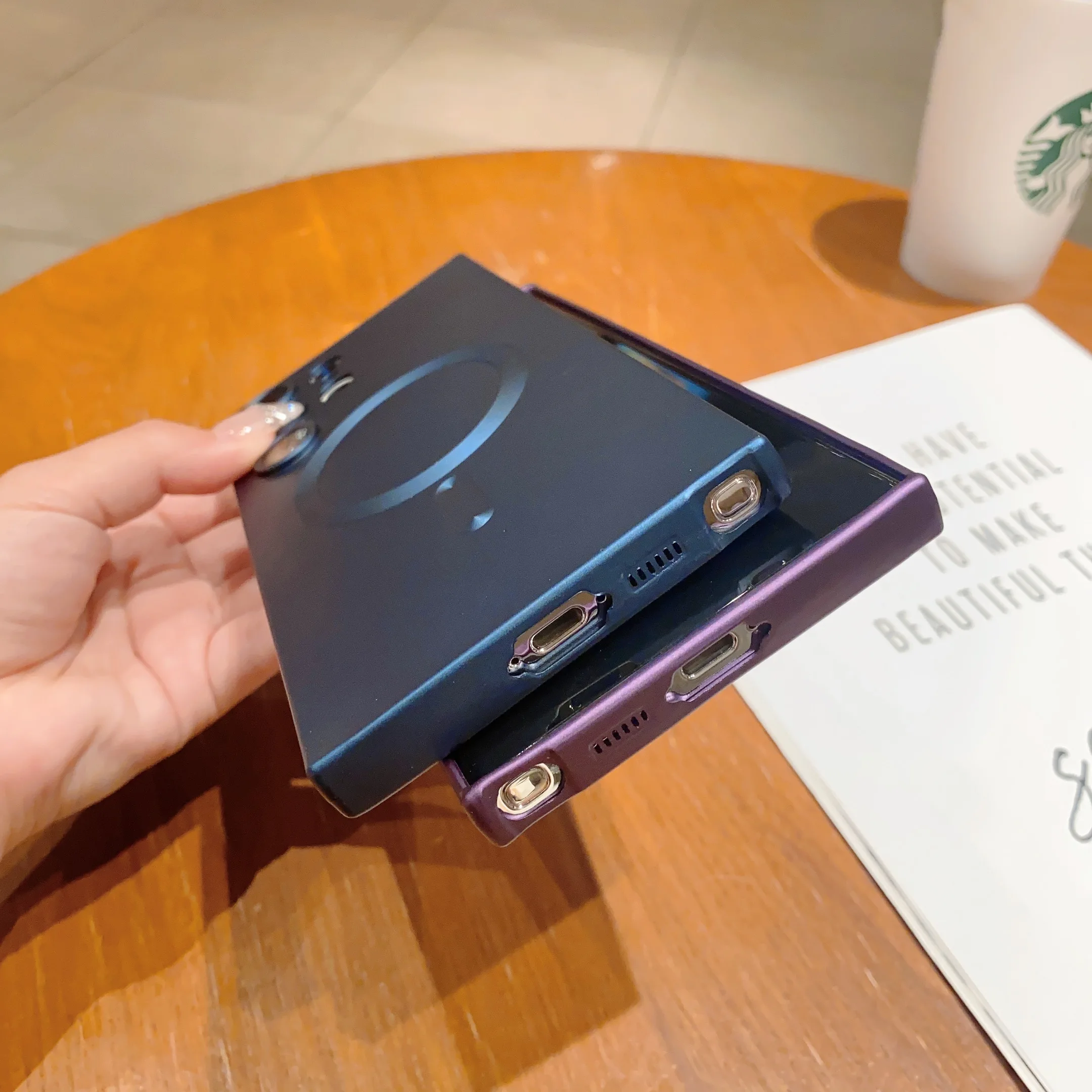 Luxury For Magsafe Magnetic Case For Samsung Galaxy S25 S24 S23 S22 Ultra Plus S21 S20 FE Note 20 A35 A55 A05 A15 Soft TPU Cover