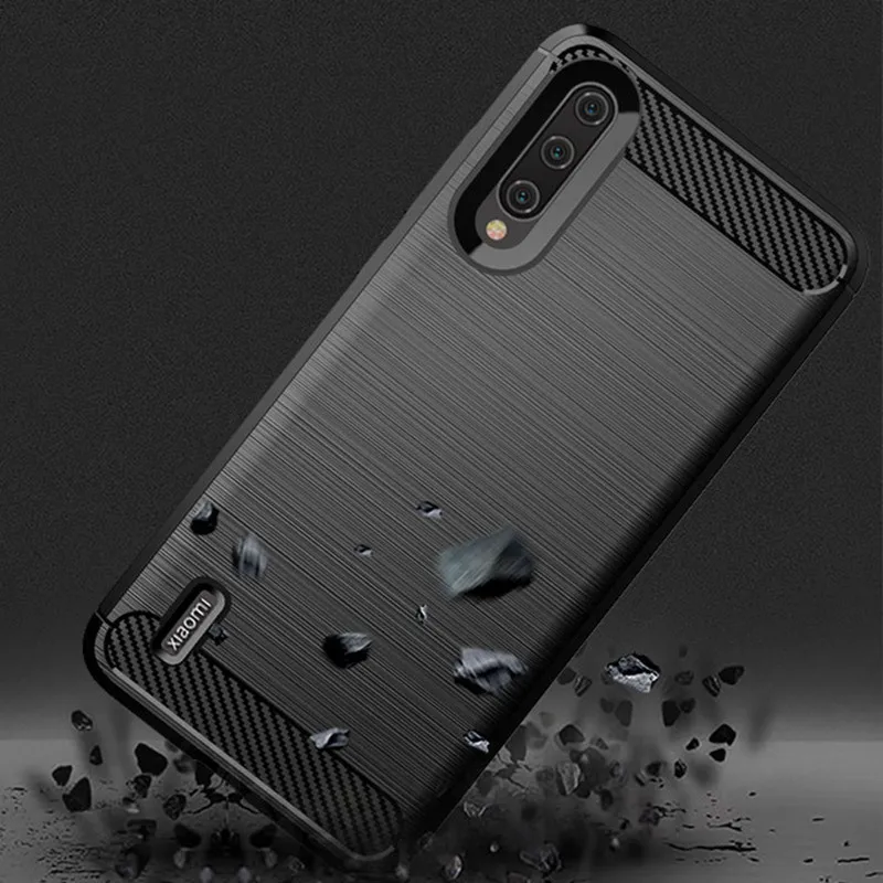 For Xiaomi A3 Mi A3 Case Soft Silicone Protective Back Cover for xaomi mia3 mi a3 Carbon Fiber Soft Phone Cases Coque Fundas