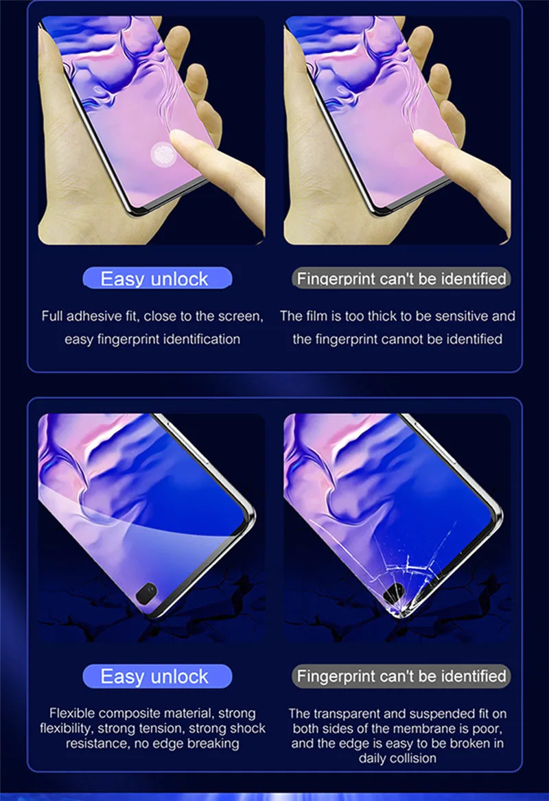 2-5Pcs Hydrogel Film For Samsung S24 S25 S23 S20 S21 S22 Plus Ultra Note 20 9 10 Plus A52S A30 A53 A51 A50 A21S Screen Protector