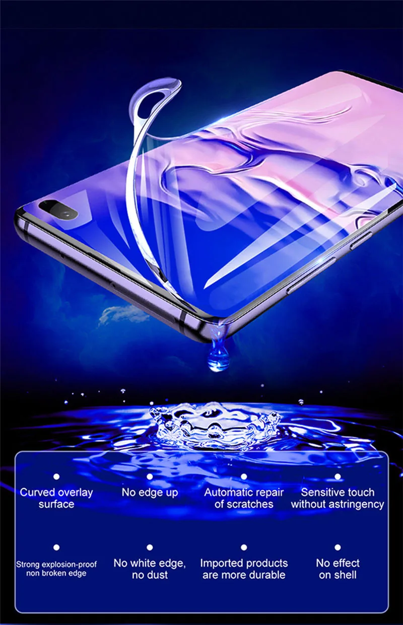2-5Pcs Hydrogel Film For Samsung S24 S25 S23 S20 S21 S22 Plus Ultra Note 20 9 10 Plus A52S A30 A53 A51 A50 A21S Screen Protector