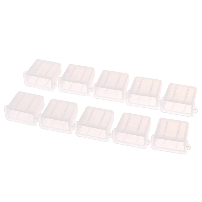 10Pcs New USB Type A Male Anti-Dust Plug Stopper Cap Cover Protector Data Line Protective Sleeve Dust