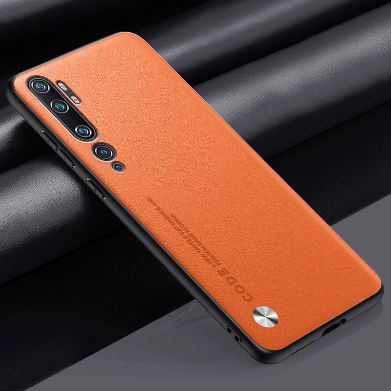 Luxury PU Leather Case For Xiaomi Mi Note 10 Pro Note10 Back Cover Matte Silicone Protection Phone Case For Xiaomi Mi CC9 Pro