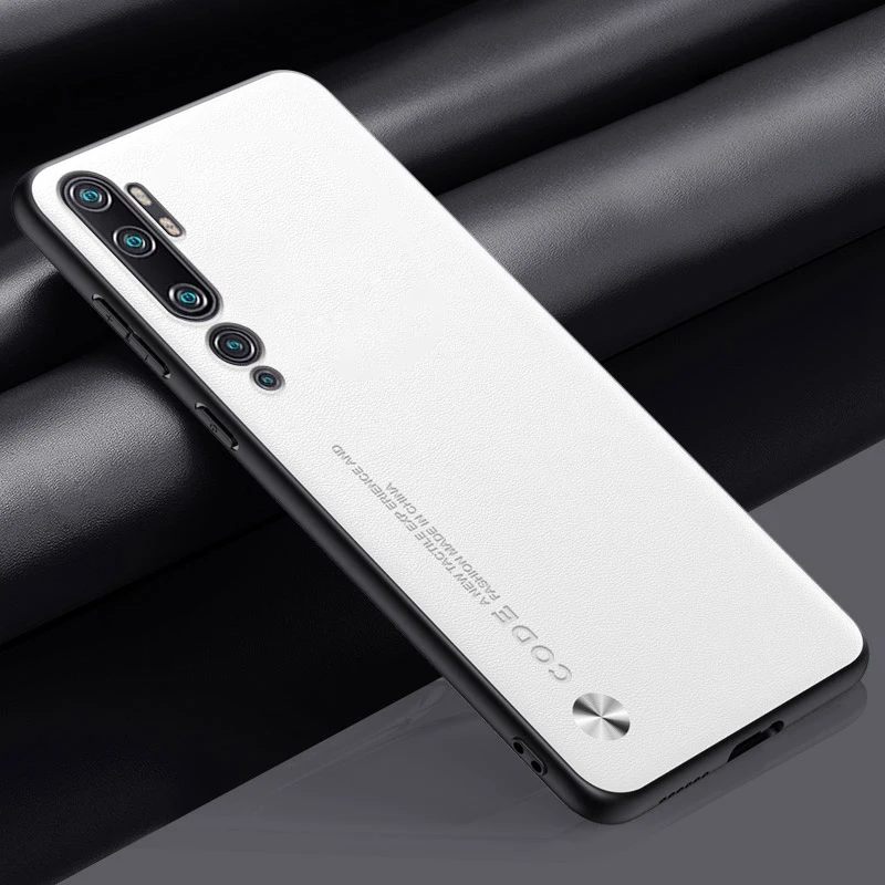 Luxury PU Leather Case For Xiaomi Mi Note 10 Pro Note10 Back Cover Matte Silicone Protection Phone Case For Xiaomi Mi CC9 Pro