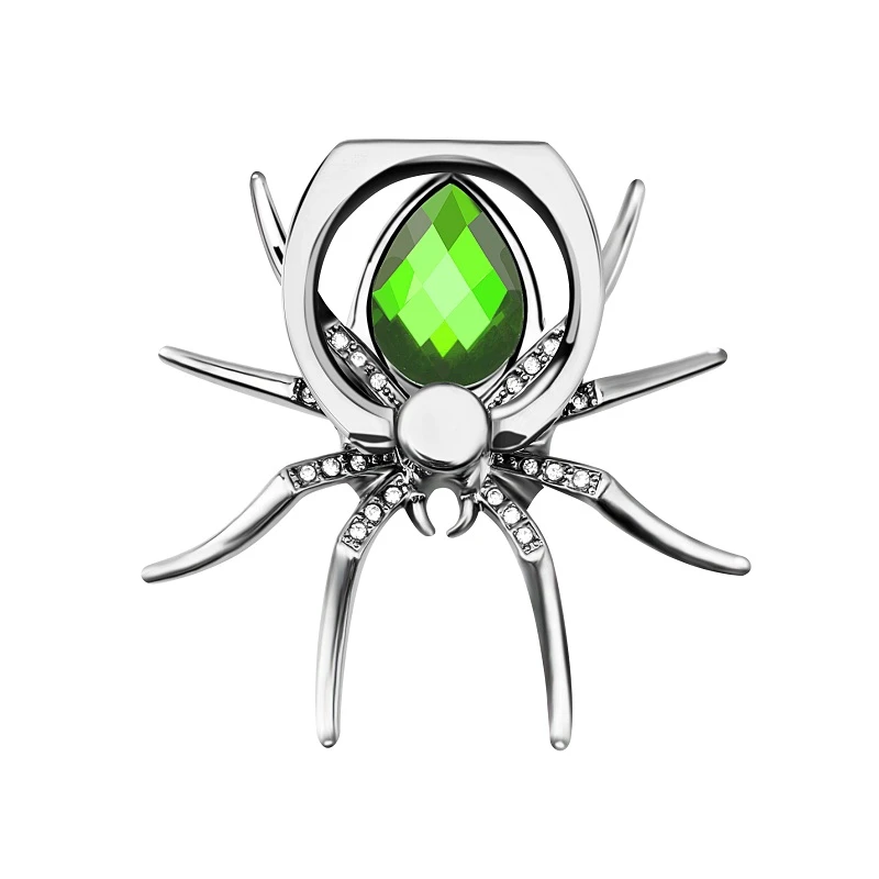 Mobile Spider Ring Phone Holder Luxury Diamond Cell Phone Finger Grip Holder for IPhone 360 Phone Expanding Stand Finger Holder