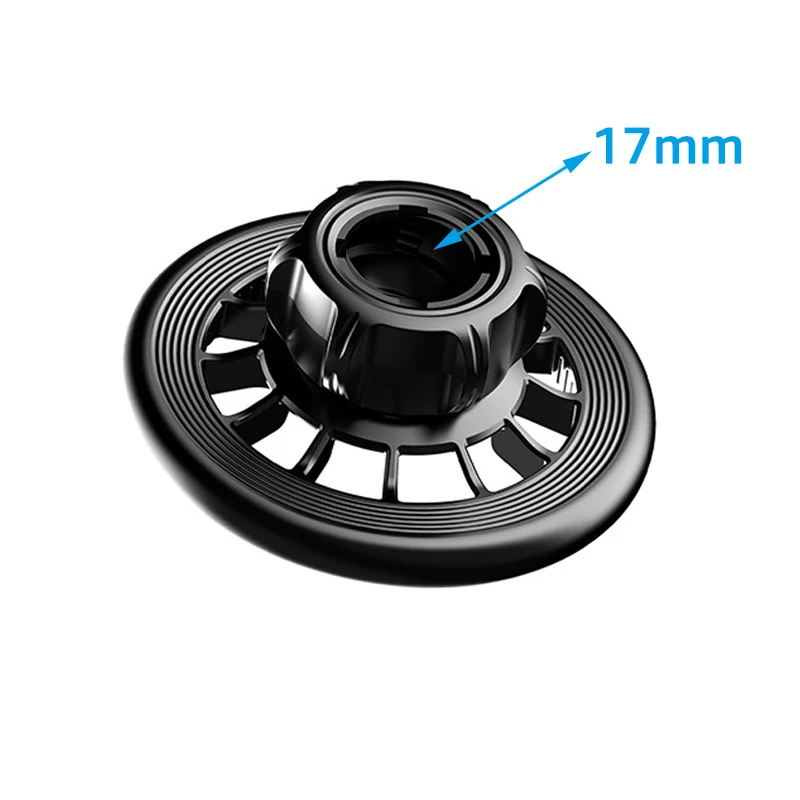 360 Degree Rotation Magnetic Car Phone Holder Ring for MagSafe Mount Universal Magnet Car Mobile Phone Bracket Accessories 17mm