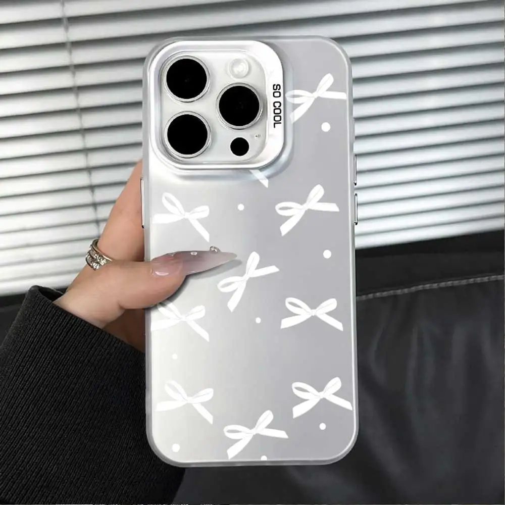 Case For Samsung Galaxy A15 A23 A14 4G 5G A33 A53 A34 A54 A25 A35 A55 5G For Samsung A24 4G Jump3 Silver IMD Phone Cover Casing