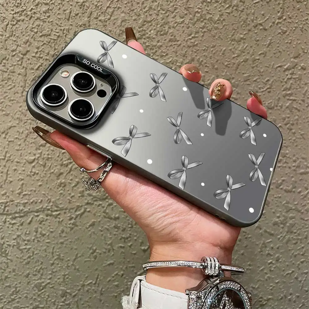 Case For Samsung Galaxy A15 A23 A14 4G 5G A33 A53 A34 A54 A25 A35 A55 5G For Samsung A24 4G Jump3 Silver IMD Phone Cover Casing