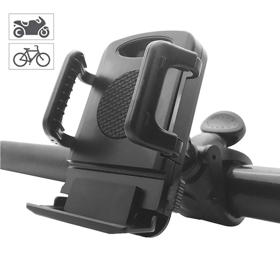 Xnyocn Bicycle Phone Holder Universal Bicycle Motorcycle Mount 360 Rotatable Cradle Clamp Bike Mount Holder for Smartphone