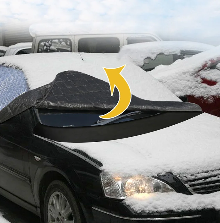 Car Snow Cover Extra Large Windshield Side Window Protector Covers For Snow Ice Sun Shade Dust Frost Freezing Accessories