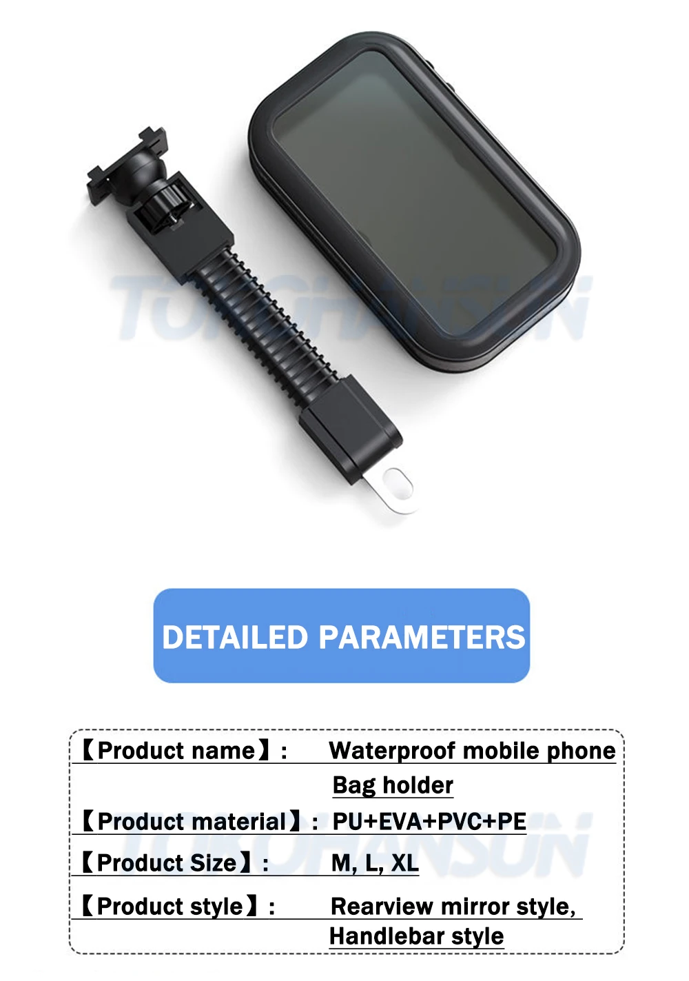 Waterproof Motorcycle Phone Holder Support Telephone Mobile Stand for Moto Support for iPhone 11 Universal Bike Mobile Phone Sup