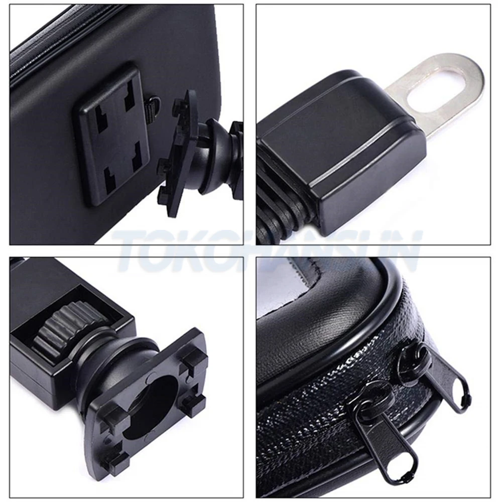 Waterproof Motorcycle Phone Holder Support Telephone Mobile Stand for Moto Support for iPhone 11 Universal Bike Mobile Phone Sup