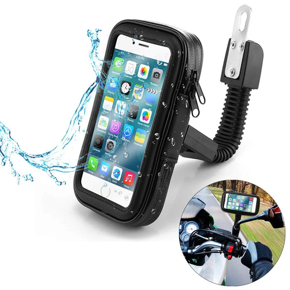 Waterproof Motorcycle Phone Holder Support Telephone Mobile Stand for Moto Support for iPhone 11 Universal Bike Mobile Phone Sup
