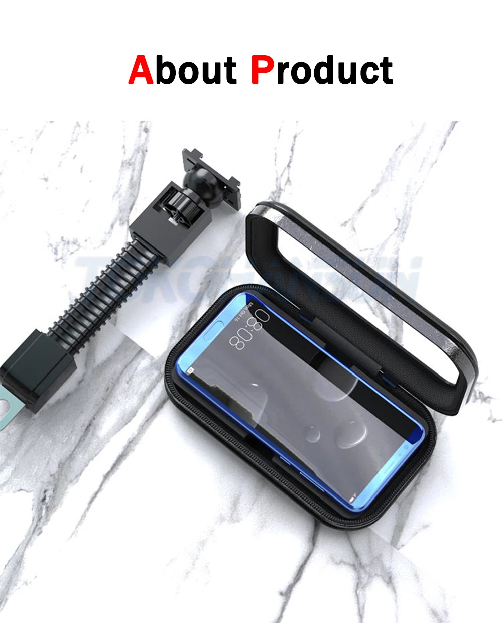 Waterproof Motorcycle Phone Holder Support Telephone Mobile Stand for Moto Support for iPhone 11 Universal Bike Mobile Phone Sup