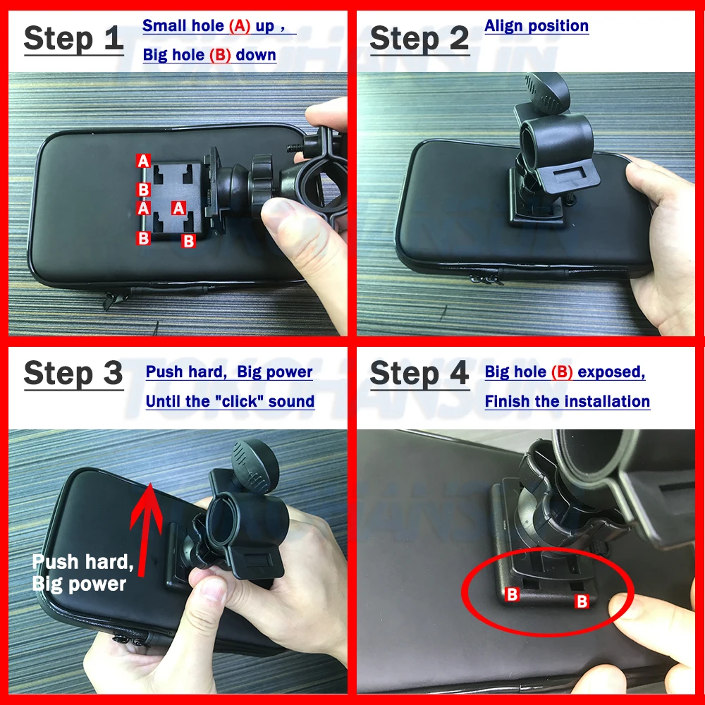 Waterproof Motorcycle Phone Holder Support Telephone Mobile Stand for Moto Support for iPhone 11 Universal Bike Mobile Phone Sup