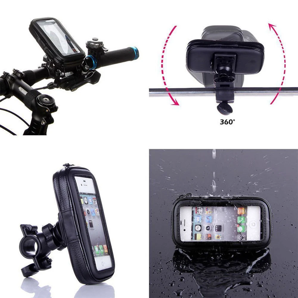 Waterproof Motorcycle Phone Holder Support Telephone Mobile Stand for Moto Support for iPhone 11 Universal Bike Mobile Phone Sup