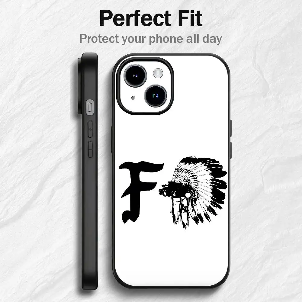 F-Forward O-Observations Group Phone Case For IPhone12 13 14 15 16 17Pro Max Plus Classic Black Soft Shell