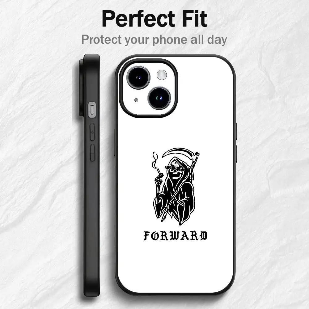 F-Forward O-Observations Group Phone Case For IPhone12 13 14 15 16 17Pro Max Plus Classic Black Soft Shell