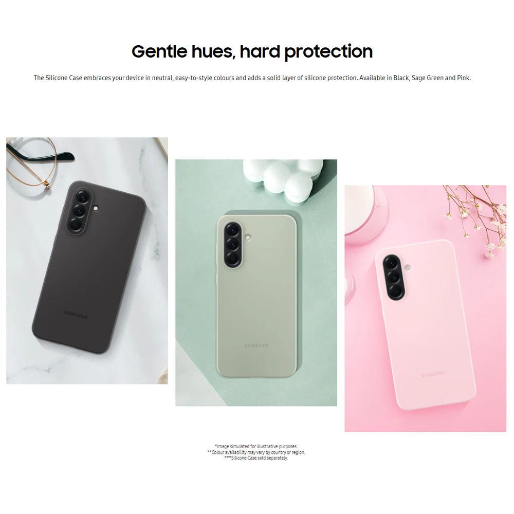 Genuine product Original For Samsung Galaxy Official Silicone Case For A56 5G Protection Case Soft Shockproof Full Cover