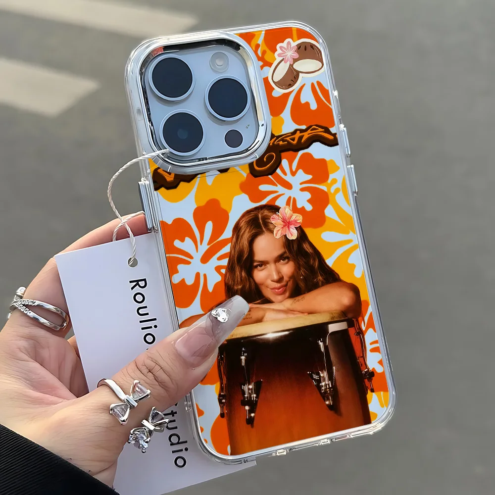 Singer K-karol G Tropicoquetas Phone Case For IPhone 17 16e 16 15 14 13 12 11 Mini Pro Max X XR XSMAX 8 7 Air Plus Soft Cover
