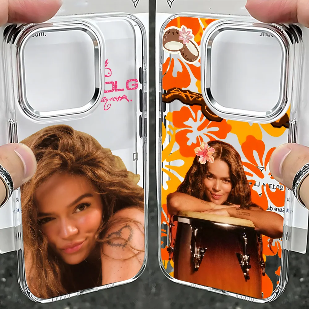 Singer K-karol G Tropicoquetas Phone Case For IPhone 17 16e 16 15 14 13 12 11 Mini Pro Max X XR XSMAX 8 7 Air Plus Soft Cover