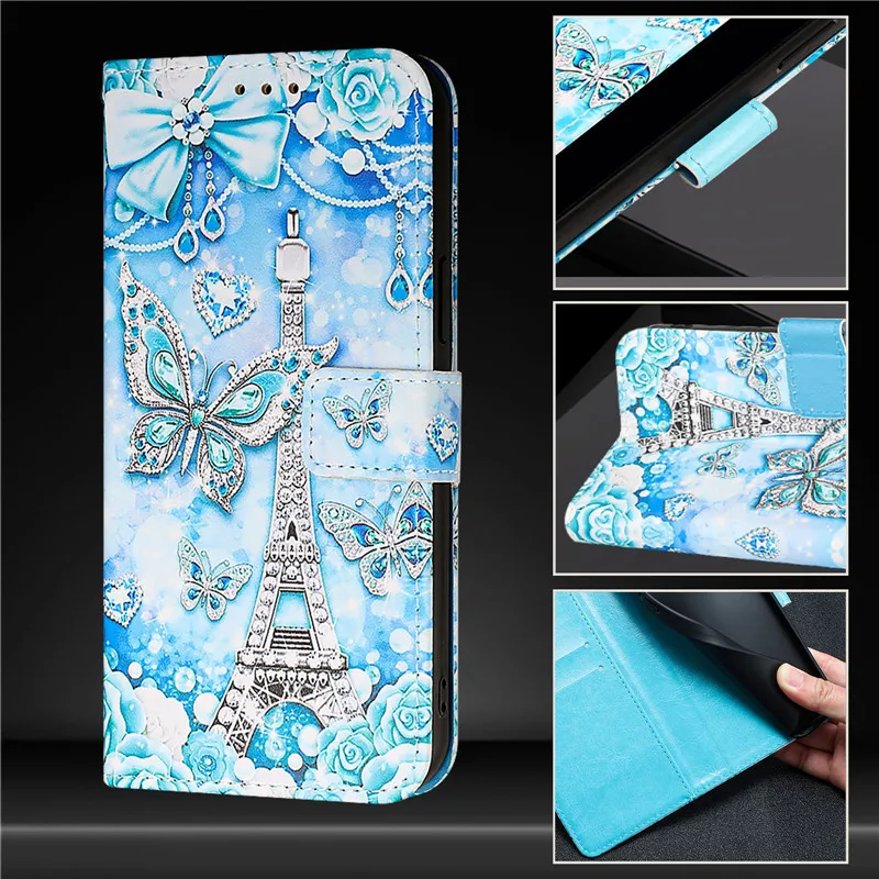 Retro Flower Design Wallet Leather Case For OPPO Reno13 F FS Reno 13F 4G 13 Pro 5G Reno13F Coque Magnetic Flip Cover Phone Bags