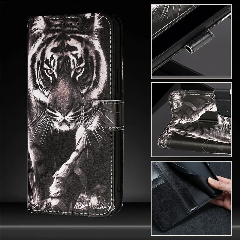 Retro Flower Design Wallet Leather Case For OPPO Reno13 F FS Reno 13F 4G 13 Pro 5G Reno13F Coque Magnetic Flip Cover Phone Bags