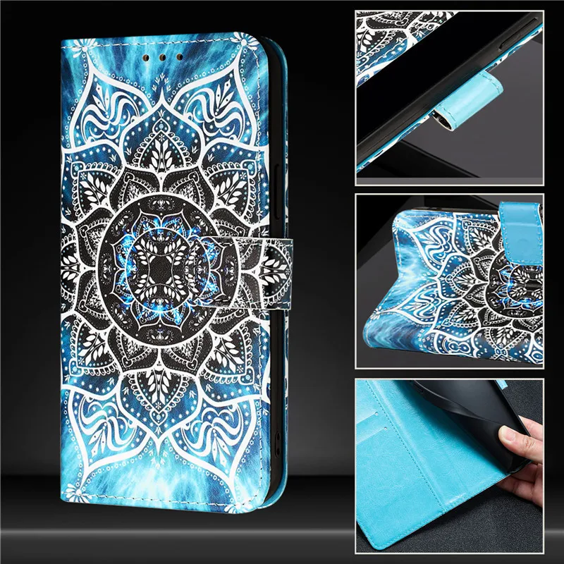 Retro Flower Design Wallet Leather Case For OPPO Reno13 F FS Reno 13F 4G 13 Pro 5G Reno13F Coque Magnetic Flip Cover Phone Bags